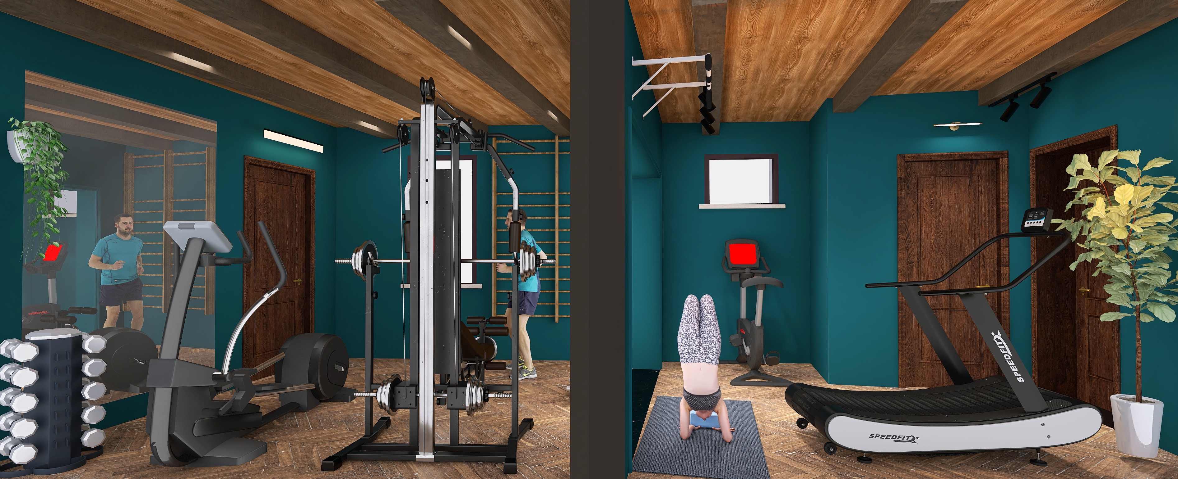 Palestra vista panoramica