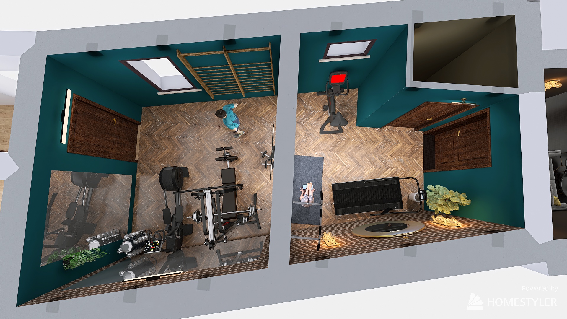 Planimetria palestra Il Molino di Pisa