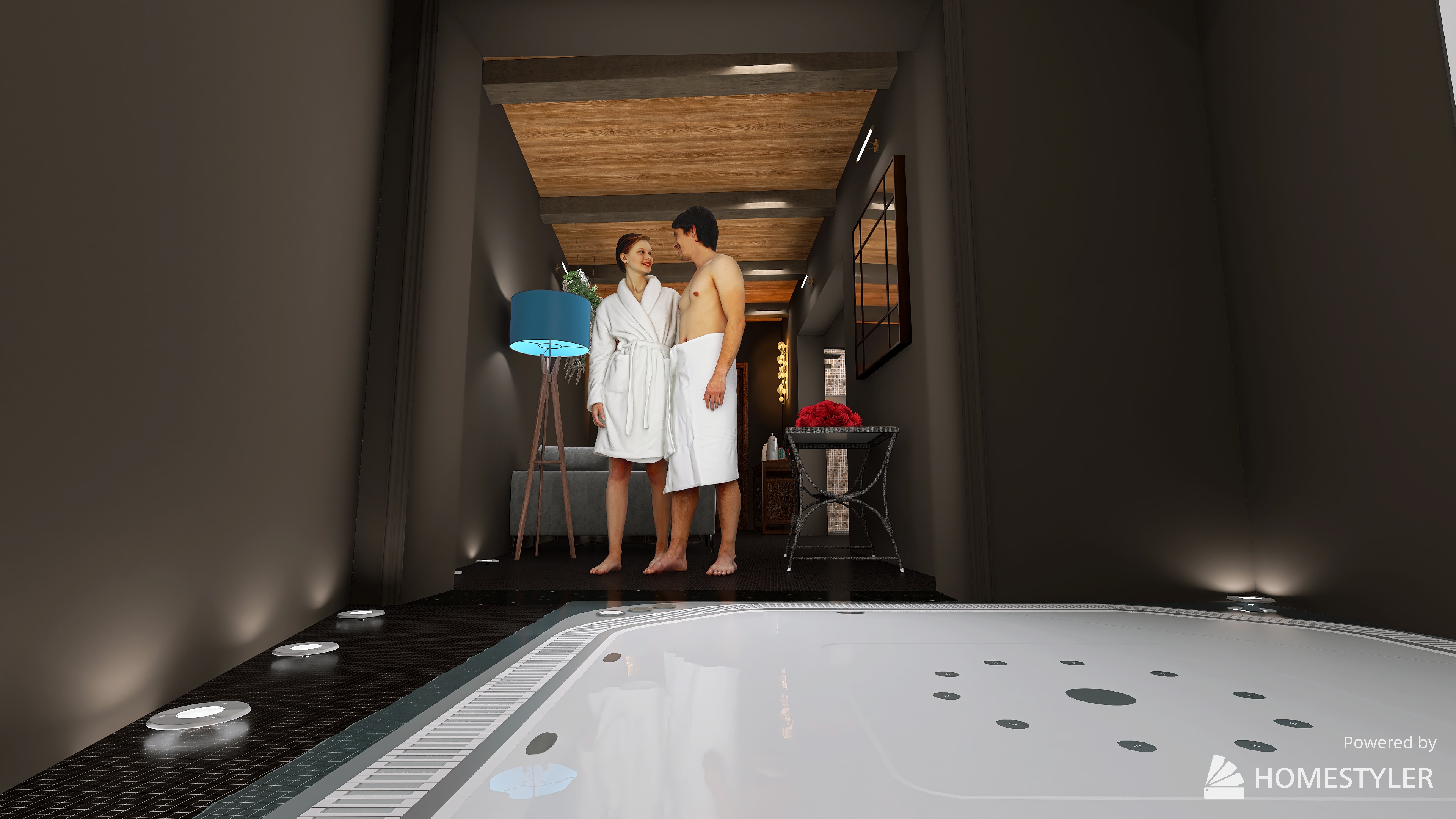 Vasca idromassaggio SPA Il Molino di Pisa